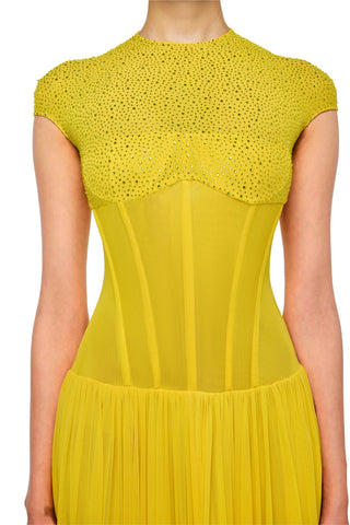 Dress Structured Wear - Yellow Bianca Dress by self-cntrd