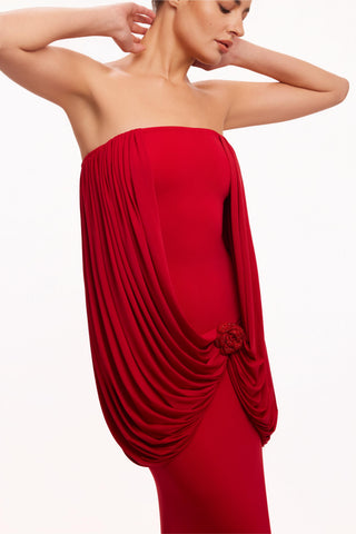 Dress Effortless Wear - Red Rosee Dress by self-cntrd