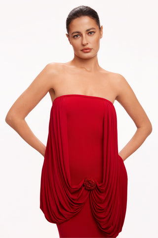 Dress Effortless Wear - Red Rosee Dress by self-cntrd
