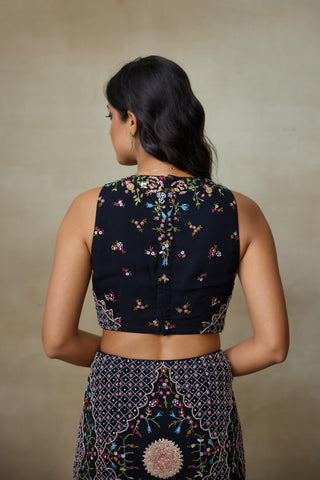 Co-ord Set Contemporary Wear – Black Kestrel Short Synced by Shasha Gaba