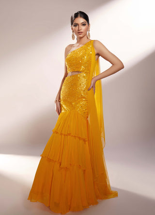 Dakota yellow gown