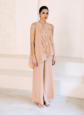 Sand making waves tunic and pants