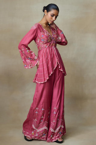 Co-ord Set Contemporary Wear – Pink Lake by Shasha Gaba