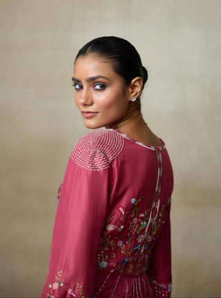 Co-ord Set Contemporary Wear – Pink Lake by Shasha Gaba