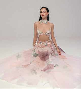 Multicolor Lehenga Set for Indian Wedding - Marine Life by The Little Black Bow
