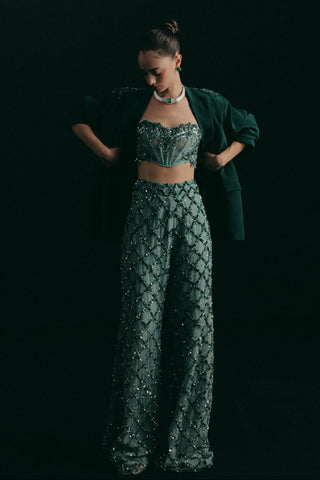 Pant Set for Contemporary Wear - Green Grace and Other Accidents by The Little Black Bow