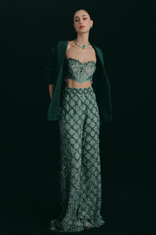 Pant Set for Contemporary Wear - Green Grace and Other Accidents by The Little Black Bow