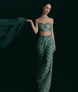Pant Set for Contemporary Wear - Green Grace and Other Accidents by The Little Black Bow