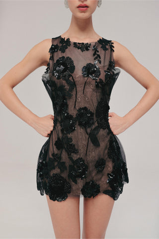 daisy Saree Set for Indian Wedding - Silver Grace and Other Accidents by The Little Black Bow