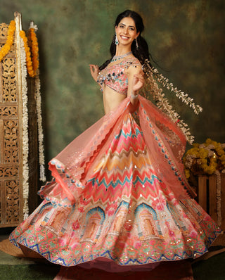 Lehenga Set for Indian Wedding - Palace Sheesh Couture by Archana Kochhar