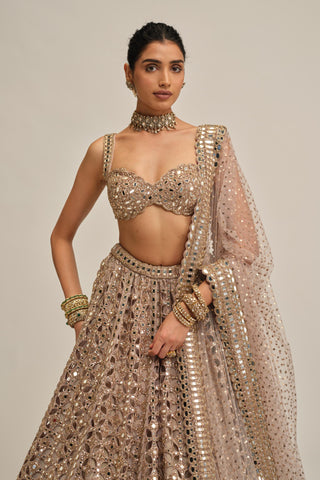 embroidered lehenga - Indian Wedding - Modern Maharani by Vvani by Vani Vats