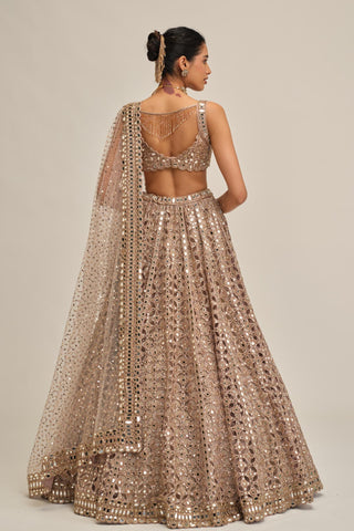 embroidered lehenga - Indian Wedding - Modern Maharani by Vvani by Vani Vats