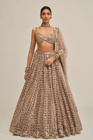embroidered lehenga - Indian Wedding - Modern Maharani by Vvani by Vani Vats