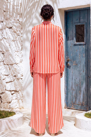 Red co-ord set for Contemporary Wear - Ludo Lane by Nautanky