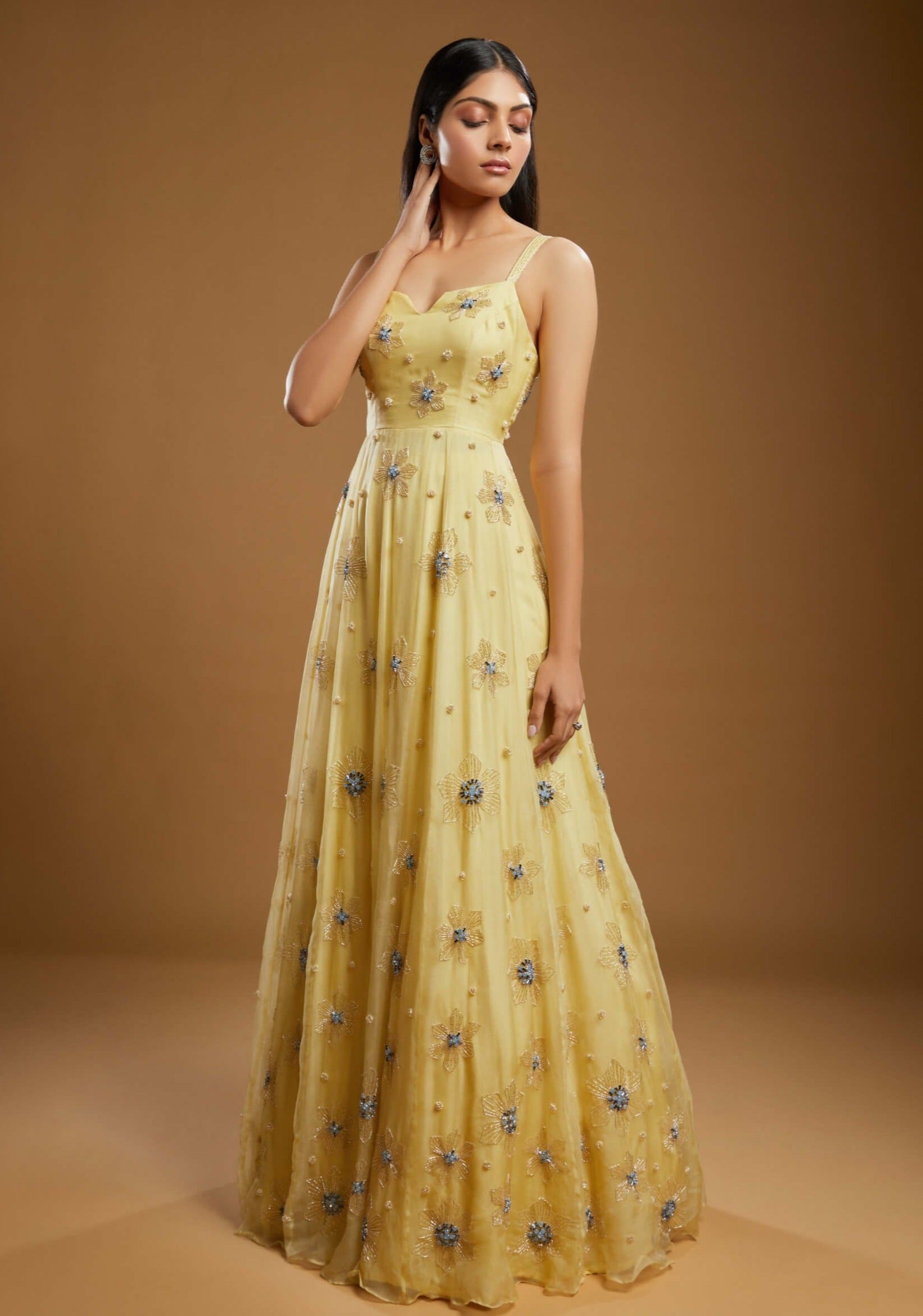 Valentyna pastel yellow gown M / yellow / women Valentyna pastel yellow gown M / yellow / women
