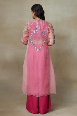 Pink Kurta Set for Indian Wedding – Magpie by Shasha Gaba