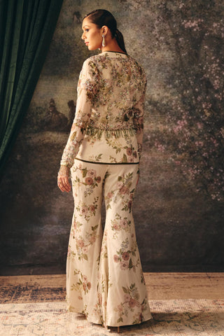 Kurta Jacket set Indian Wedding – Ivory Ida Kurta by Mani Bhatia
