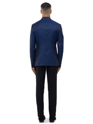 Blue classic bandhgala set