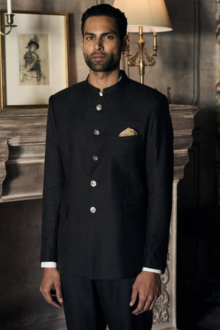 Bandhgala Indian Wedding - Brown Classic by Matsya