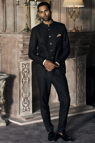 Bandhgala Indian Wedding - Brown Classic by Matsya