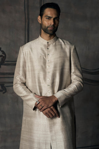 Achkan Indian Wedding - Beige Rambagh by Matsya