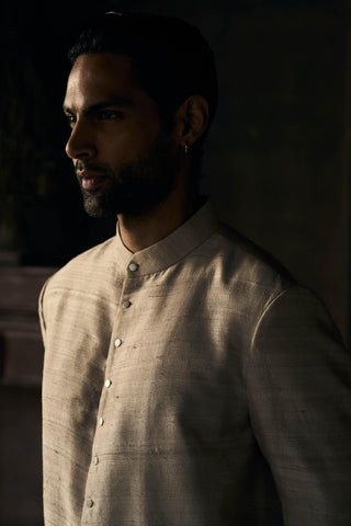 Achkan Indian Wedding - Beige Rambagh by Matsya