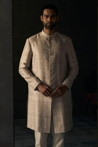 Achkan Indian Wedding - Beige Rambagh by Matsya