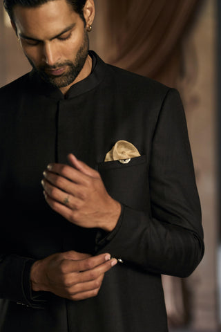 Brown modern royalty classic matsya achkan