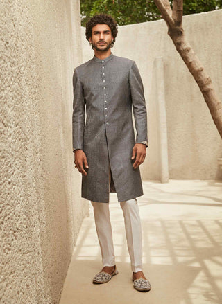 Mouse gray kurta and pants