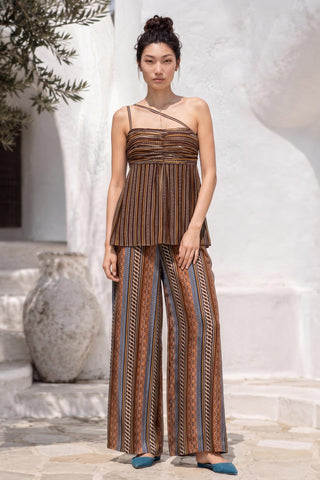 Co-Ord Set for Stylish Occasions – Brown Mocha Mirage by Nautanky