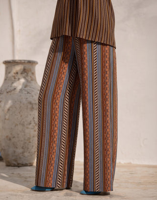 Co-Ord Set for Stylish Occasions – Brown Mocha Mirage by Nautanky