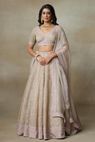 Lehenga Set Indian Wedding – Pink Moonset by Shasha Gaba