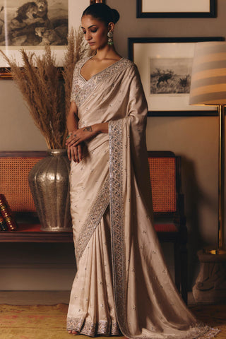 Ivory couture three graces saree