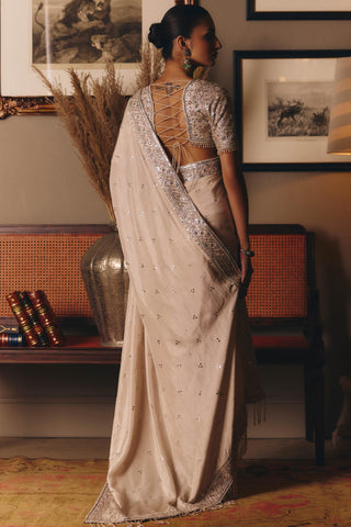 Ivory couture three graces saree