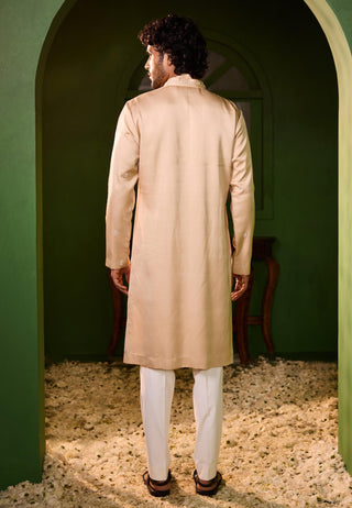 Kurta Set for Indian Wedding – Pink Rose Gold Bhanu by Shreyansh Designs