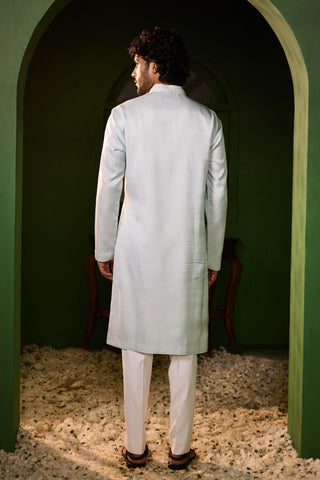 Kurta Set for Indian Wedding – Blue Chandrodaya by Shreyansh Designs