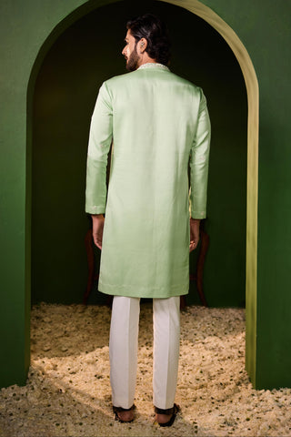 Kurta Set for Indian Wedding – Green Avyukt by Shreyansh Designs