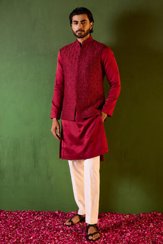 Bandi Set for Indian Wedding – Red Hridayanshu by Shreyansh Designs