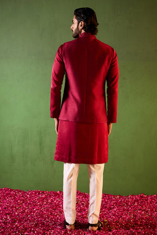 Bandi Set for Indian Wedding – Red Hridayanshu by Shreyansh Designs