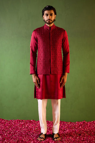 Bandi Set for Indian Wedding – Red Hridayanshu by Shreyansh Designs
