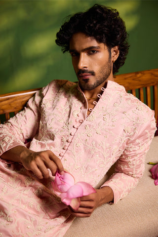 Kurta Set for Indian Wedding – Pink Prem by Shreyansh Designs