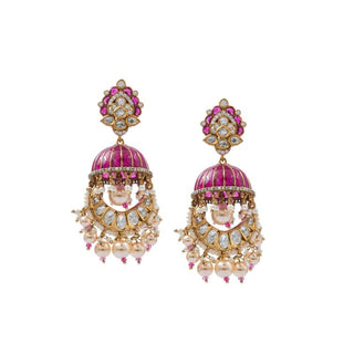 Earrings for Indian Weddings – Green Zareen by Amraani