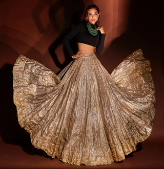 Black dress to impress lehenga set