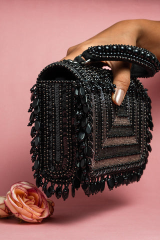 Black matto splendour kasse bag