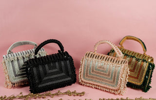 Gold matto splendour kasse bag