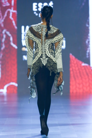 Dress Contemporary Wear - Multicolor monochrome knit by Essé