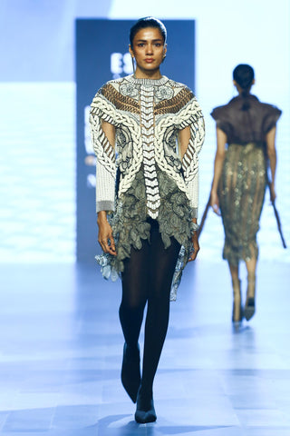 Dress Contemporary Wear - Multicolor monochrome knit by Essé