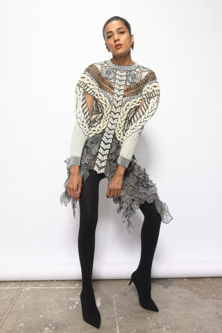 Dress Contemporary Wear - Multicolor monochrome knit by Essé