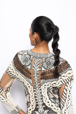 Dress Contemporary Wear - Multicolor monochrome knit by Essé
