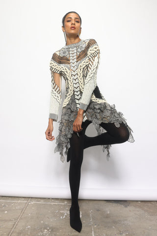Dress Contemporary Wear - Multicolor monochrome knit by Essé